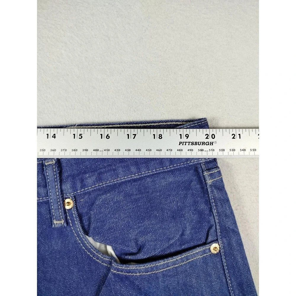 Levis‎ 501XX Jeans Mens 42x32 Blue Medium Wash Straight Leg Button Fly Denim